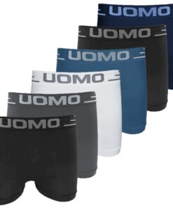Nakloe Lot de 6 Boxers Homme Confortable et Respirant pour Hommes en Scene de Sport