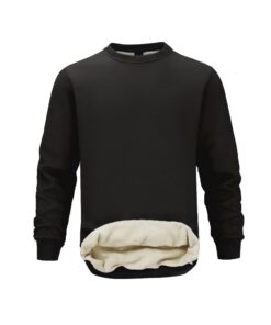 Pull Hiver Homme Polaire Sweat Col Rond Chic et Chauffant pourhomme