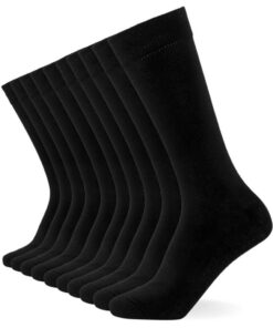 Chaussettes FM London pour hommes - lot de 10 - OEKO-TEX STANDARD 100 - Sécurité et confort - Taille unique
