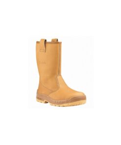 Bottes de sécurité JALLATTE Marron JALASKA SAS S3 SRC Taille 46 pour travailleurs industriels en milieu de chantier