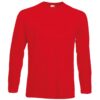 Manches Longues Top de Sport Fruit of the Loom Valueweight Mat Homme OEKO-TEX STANDARD 100 - Polyester