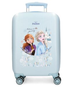 Bagages Disney Joumma Frozen Believe in The Journey pour Enfants, Valise Cabine Enfant، Fonctionnelle et Amusante, 21x31