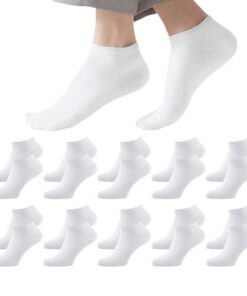 JUGUTA Chaussettes Respirant Coton Unisexe Taille 36-43 Cas Séjour Sports