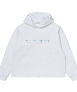 Carhartt I028967 Sweatshirt Femme Manteau Hoodi Noir tendência, saisonnalité, confort, femme, sweat, hoodie, oversized,
