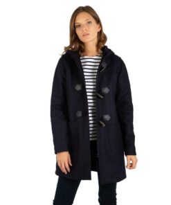 Armor Lux Duffle Coat Concarneau - veste en laine mélangée pour homme pour la randonnée et le ski chaud et confortable