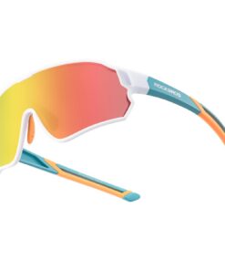 ROCKBROS Lunettes de Soleil Polarisées Enfant UV400 pour Cyclisme, Protection Yeux Légère TR90, Accessoire Sportif Enfan