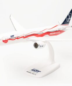 Herpa Boeing 787-9 LOT Polish Airlines 1:200 Snap-Fit - Modélisme d'avion pour collectionneurs