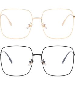 Lunettes Dollger anti Lumière Bleue Femme Homme - Filtrage UV - Anti Fatigue - Anti Reflets - Pour Ordinateur et Gaming