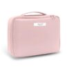 Trousse De Maquillage Aucuu Rose pour Femmes Et Filles - Grande Trousse À Cosmétiques Glissière de Voyage