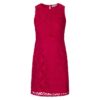 Morgan Robe Courte Droite Dentelle Femme Été Mode Rufé Modèle S Moyenne Longueur 120_cm Mode D'été Chic