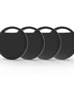 RSH Air Traceur Tag Lot de 4, Fonctionne avec l’app Localiser Apple (iOS), Localisateurs D’Objets Bluetooth Tracker pour
