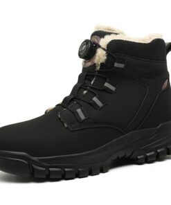 AOACOEBN Chaussures de Sécurité Hiver Légères pour Homme et Femme | Confortables et Antidérapantes Bottines de Travail a