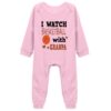 Tiansiaben Body à manches longues en coton avec inscription "I Watch Basketball With My Grandpa" pour enfants en été