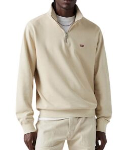 Levi's Original HM 1/4 Zip Maillot de survêtement Homme - Fonctionnel pour le Week-end - Taille Americaine - En Coton Bi