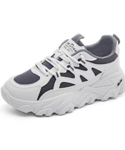 Ericat Baskets de Mode à Plateforme Antichocs pour Femmes | Chaussures de Course Antidérapantes en Maille Respirante | C