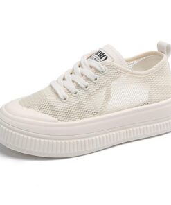 ÉRICAT Chaussures en Toile Respirantes pour Femmes en Mode Étudiant et Sport Chaussures Décontractées Augmentation de la