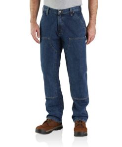 Title: Jean Carhartt Loose Fit Double-Front Logger Homme Polyester Wash Größe 32×34 #CarharttLoggerJeanHomme