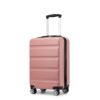 Kono 20" Valise Cabine Coque Rigide Durable Rose Nude | Serrure TSA | Valise Légère PP+ABS 55x35x22 cm