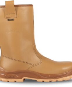 Bottes de sécurité JALLATTE Marron pour professionnels en milieu industriel avec protection contre les éclats et la chut