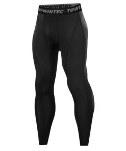 Towintec Pantalon de Compression Séchage Rapide pour Hommes Fitness Leggings Extensible Caleçons de Collant