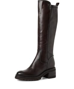 Tamaris Femme Long Boot Flat 1-25505-45 Botte Haute Jusqu'au Genou Automne-Hiver Modes Serieuses Tamaris Long Boot Flat