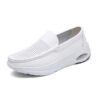 CLSQLXYJZC mocassins en cuir pour femmes, chaussures d'allaitement confortables et respirantes pour mères, baskets antid