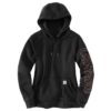 Carhartt Relaxed Fit Rain Defender Graphic Sweat à Capuche pour Dames + Carhartt Relaxed Fit + Rain Defender Graphic Swe