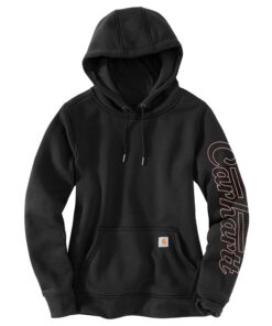 Carhartt Relaxed Fit Rain Defender Graphic Sweat à Capuche pour Dames + Carhartt Relaxed Fit + Rain Defender Graphic Swe