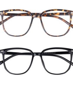 Anti Lumière Bleue HCYCSQS Blue Light Blocking Glasses pour Homme Femme Gaming Ordinateur Verres Transparent UV400 Filtr