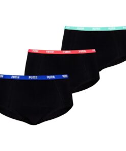 PUMA Mini Short Femmes - Lot de 3 - Modesports Élégants - Idéal pour Sport et Sélection de Couleurs Diverses - Taille US