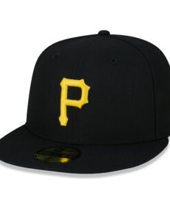 New Era 59Fifty Cap - Authentic Baseball Cap for Pittsburgh Pirates Fans - Noir