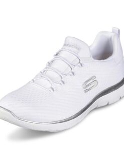 Skechers 149036 Baskets Femme Blanc (Mesh Blanc/Poignée Argent WSL) 39 EU