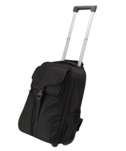 Sac à Dos Pyhodi Grande Capacité à Roulettes avec Pompe pour Ordinateur Portable 15,6 Pouces, Sac à Dos de Voyage Sous V