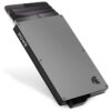 POWR Porte-Cartes RFID Blocking, Élégant et Protecteur, Pour Hommes et Femmes, Idéal pour Voyage ou Travail, Titanium, T
