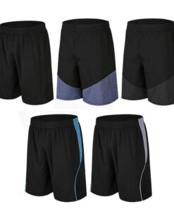 BUYJYA Shorts de Sport en Lot de 5 pour Homme - Idéal pour l'Entraînement, le Basket-Ball, la Course à Pied | Confort et