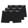 BOSS Hommes Boxer Br 3P Power Lot de Trois Boxers Longs en Coton Stretch avec Logos pour Hommes en Cas de Séducteur sowi