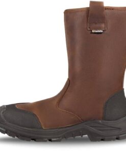 Bottes de sécurité JALLATTE JALBEECH SAS S3 CI SRC Marron et Noire pour Professionnels en Milieu Industriel Funky et Séc