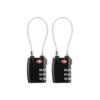 CELIMS Cadenas TSA Valise Avion | Cadenas Code | Protection Idéale pour Voyageurs | Valises Sécurisées pour Voyage | Lo