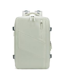 Sac à dos de voyage imperméable 35L homme femme – Approuvé en avion pour ordinateur portable 16" – Compartiment à chauss
