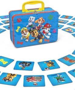 Pat Patrouille Jeu de Mémoire - Memo Valisette 72 Cartes 36 Paires Héros Chiots - Jouet Enfant 3 Ans+
