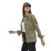 Von Dutch Veste Coton Femme Angel Kaki Hiver Cozy Chic