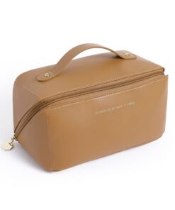 NOVAGO Mini Vanity Trousse Toilette Compacte pour Femmes, Pochette cosmétiquePortable, Organiseur de Maquillage Multifon