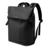 BG FUTURE AESTHETICS Sac à dos à roulettes noir - Idéal pour le voyage - Résistant à l'eau - Protection anti-vol - Parfa