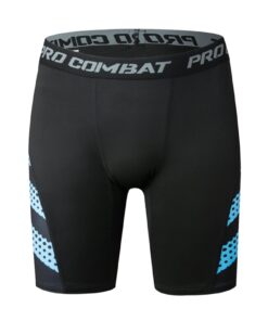 Shorts de compression HULG pour hommes - Lot de 3 - Cool Dry lateraux - Course à pied, entraînement, gym - Élégants et c