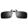[Horktrust Clip solaire pour lunettes de vue - Protection Anti-UV - Relevable et Ultra-léger - Convient pour la conduite