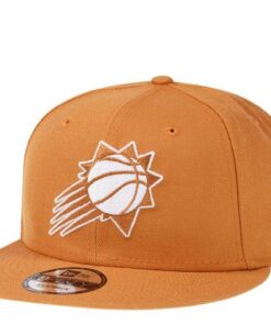 New Era Phoenix Suns 9Fifty Snapback Casquette Panama Tan Beige Majic Tête Unique