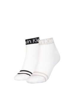Chaussettes Calvin Klein Femme Hiver Chaudes Lot de 2 Foncé