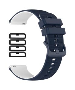 Bracelet de montre 22 mm à dégagement rapide pour Huawei GT 2/2Pro/2e / 3/3Pro / 4/5/5Pro, souple et with 4 anneaux de f
