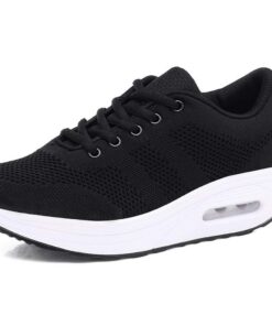 Sisttke Femme Chaussures de Course Respirantes et Confortables pour Running Outdoor Fitness Gym