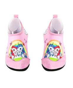 SUNXBUK Chaussons Enfant Antidérapants Respirants Légers, Chaussons Garçons Filles Souple pour Plage, Pantoufles Enfants